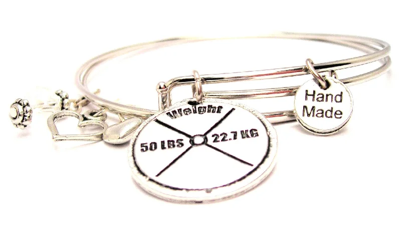 50 Lb Weight Expandable Bangle Bracelet Set