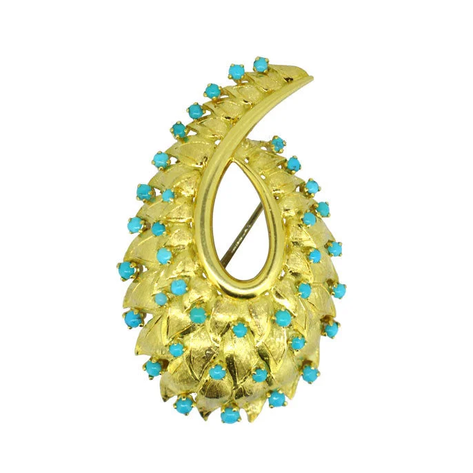 Turquoise Brooch