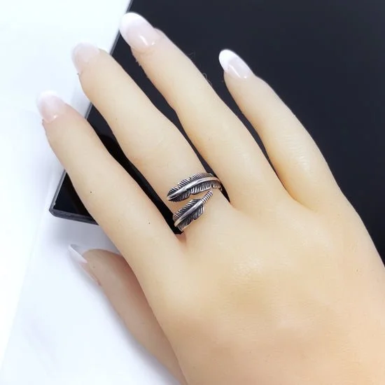 Ariel Feather Wrap Ring