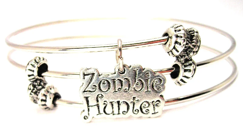 Zombie Hunter Triple Style Expandable Bangle Bracelet