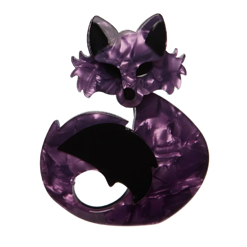 Erstwilder - She’s so Foxy Brooch (Purple) - Fan Favorites (2016)