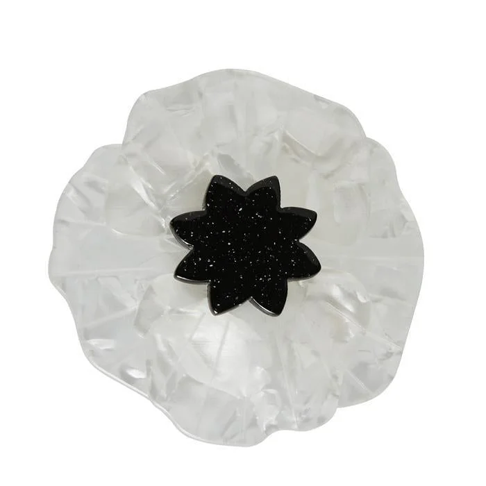 Erstwilder - Poppy Field Brooch (White) - Poppies (2017)