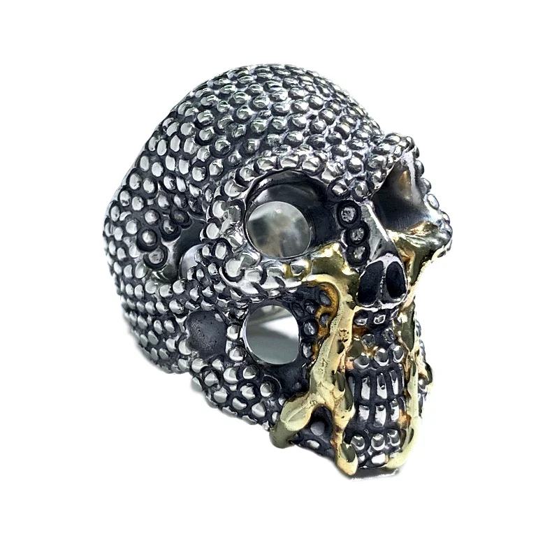 BB Master Skull Ring with 18k Tears