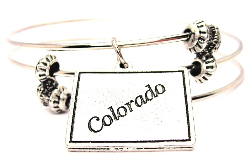 Colorado Triple Style Expandable Bangle Bracelet