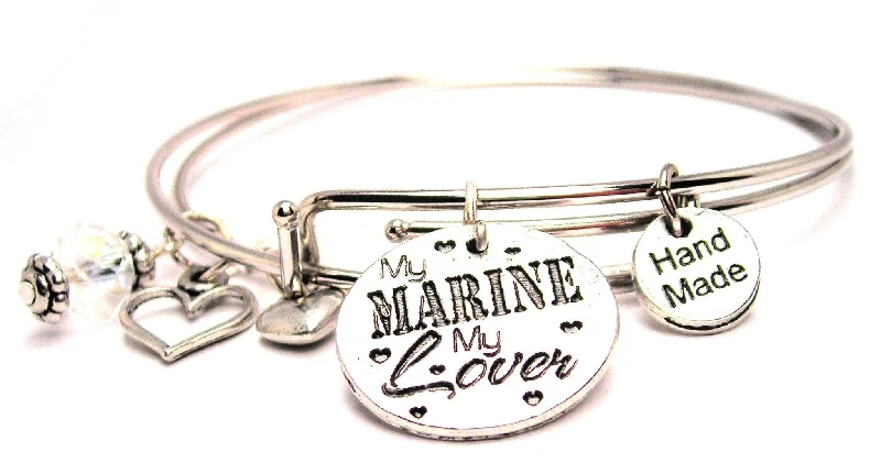 My Marine My Lover Expandable Bangle Bracelet Set