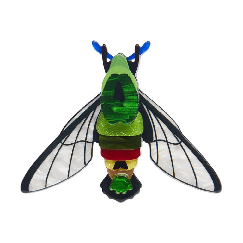 Erstwilder Australiana - Glimmer the Hawk Moth Brooch*