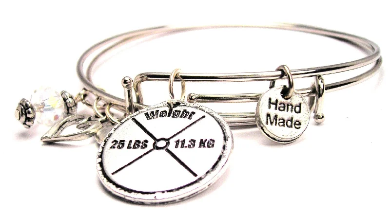 25 Lb Weight Expandable Bangle Bracelet Set