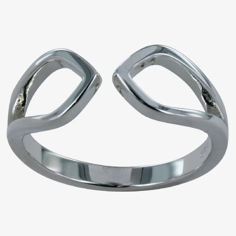 Sterling Silver Eye to Eye Ring