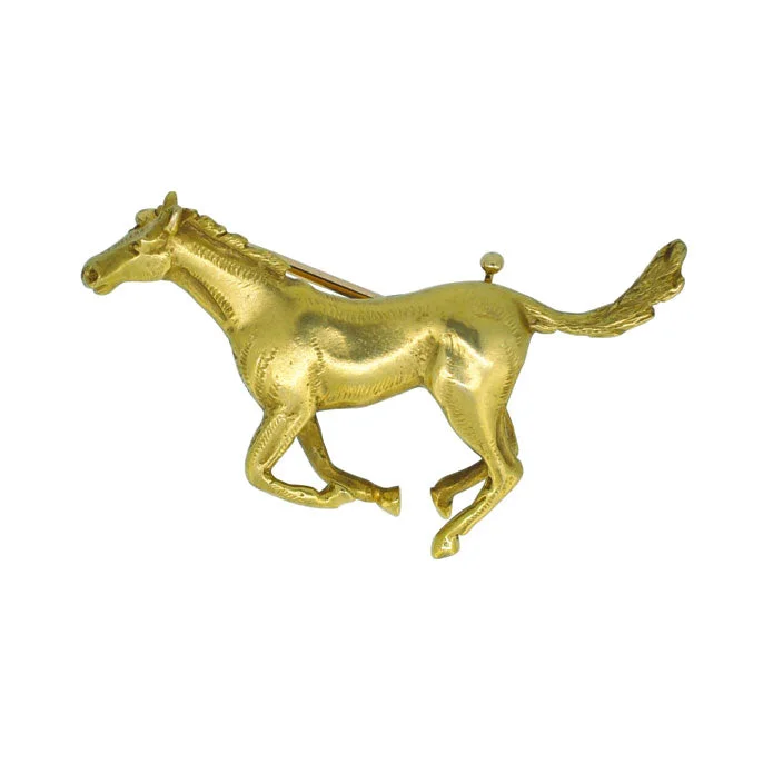 Galloping Horse Brooch