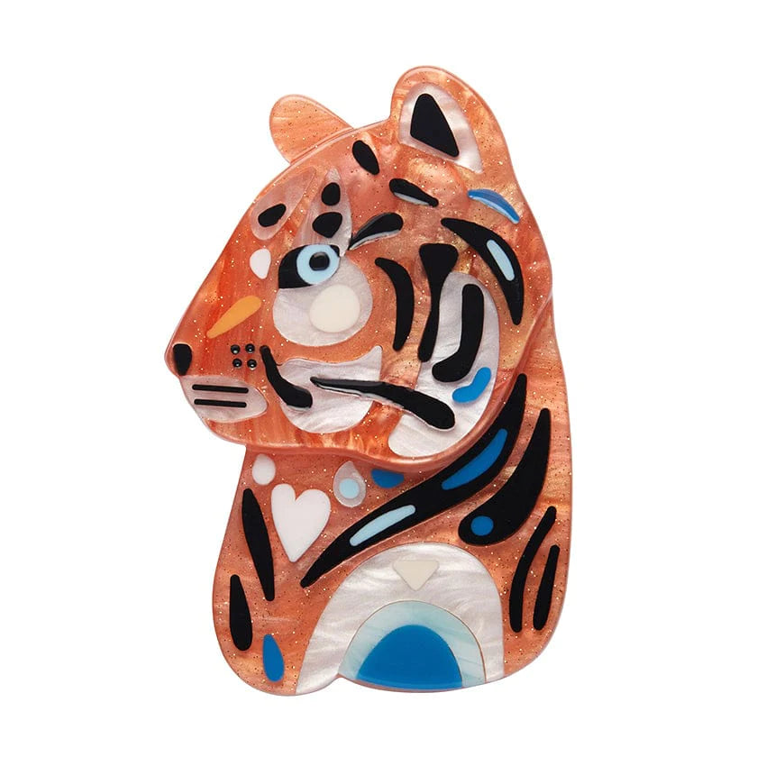 Erstwilder - The Tranquil Tiger Brooch - Pete Cromer Wildlife (2022)