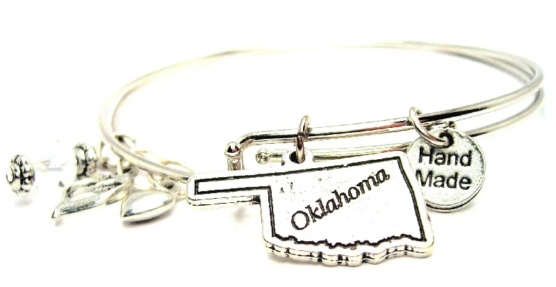 Oklahoma Expandable Bangle Bracelet Set