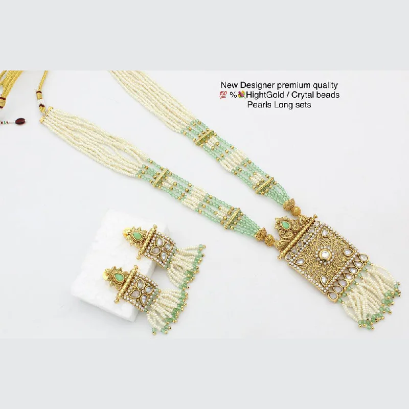 Manisha Jewellery Gold Plated Long Necklace Set