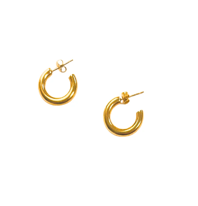 The Small Gold Hoop Earrings